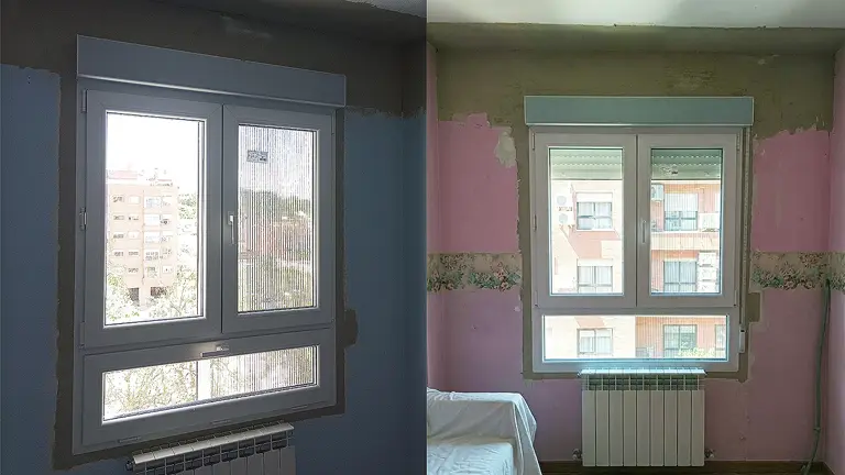 Ventanas después de la renovación